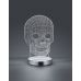 Stalinis &scaron;viestuvas Skull LED Table Chrome R52461106 TRIO Lighting