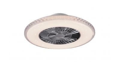 Lubinis &scaron;viestuvas Harstad Ceiling Fan Transparent R62412106 TRIO Lighting