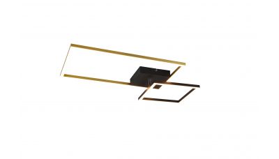 Lubinis &scaron;viestuvas Padella LED Ceiling Lamp Brushed Matt Brass R62642108 TRIO Lighting
