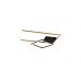 Lubinis &scaron;viestuvas Padella LED Ceiling Lamp Brushed Matt Brass R62642108 TRIO Lighting