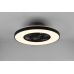&Scaron;viestuvas su ventiliatoriumi Halmstad LED Ceiling Fan Black Starlight R62672132 TRIO Lighting