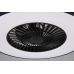 &Scaron;viestuvas su ventiliatoriumi Halmstad LED Ceiling Fan Black Starlight R62672132 TRIO Lighting