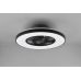 &Scaron;viestuvas su ventiliatoriumi Halmstad LED Ceiling Fan Black Starlight R62672132 TRIO Lighting