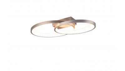 Lubinis &scaron;viestuvas Malaga LED Ceiling Brushed Steel R64482107 TRIO Lighting