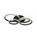 Lubinis šviestuvas Cires LED Ceiling Black R67364132 Lubinis šviestuvas Cires LED Ceiling Black R67364132 TRIO Lighting
