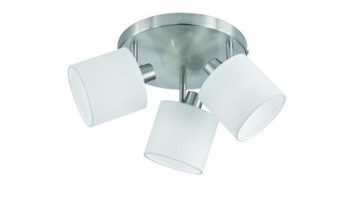Lubinis &scaron;viestuvas Tommy Spotlight 3-pc. 3xE14 Nickel/White R80333901 TRIO Lighting