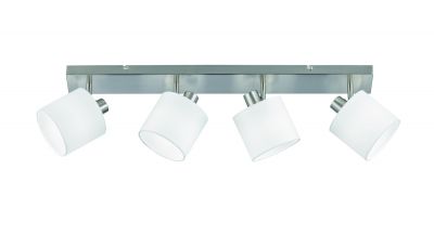 Lubinis &scaron;viestuvas Tommy Spotlight 4-pc. 4xE14 Nickel/White R80334001 TRIO Lighting