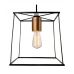 Pakabinamas &scaron;viestuvas Agatha Pendant 1 Black 4138600 Viokef
