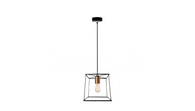 Pakabinamas &scaron;viestuvas Agatha Pendant 1 Black 4138600 Viokef