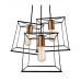 Pakabinamas &scaron;viestuvas Agatha Pendant 3 Black 4138700 Viokef