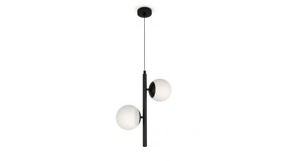 Pakabinamas &scaron;viestuvas Anouk Pendant 2 White-Black 4233300 Viokef