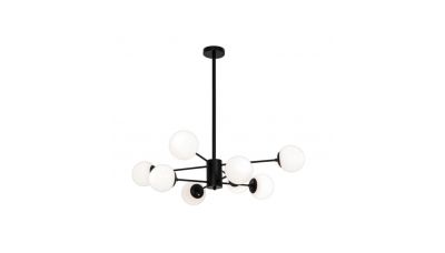 Pakabinamas &scaron;viestuvas Anouk Pendant 8 White-Black 4228500 Viokef