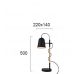 Stalinis šviestuvas Eddie Table 1 Black 4163800 Stalinis šviestuvas Eddie Table 1 Black 4163800 Viokef