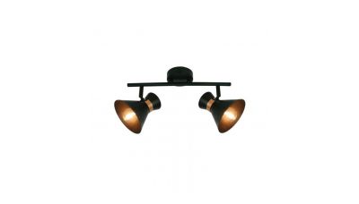 Lubinis/sieninis &scaron;viestuvas Kelly Ceiling 2 Black-Copper 4148300 Viokef