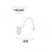 Sieninis šviestuvas Koko Wall LED White 4157501 Sieninis šviestuvas Koko Wall LED White 4157501 Viokef
