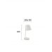 Stalinis &scaron;viestuvas Lyra Table 1 White 4153100 Viokef