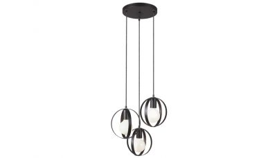 Pakabinamas &scaron;viestuvas Malou Pendant 1 Black 4233800 Viokef