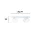 Sieninis &scaron;viestuvas Nod Ceiling 2 White 4200100 Viokef
