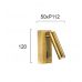 Sieninis &scaron;viestuvas Zen Wall LED Gold 4229302 Viokef