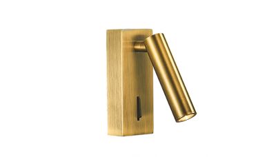 Sieninis &scaron;viestuvas Zen Wall LED Gold 4229302 Viokef