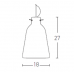 Pakabinamas &scaron;viestuvas Pendant Light 1663 1 18cm Clay 1663 Zambelis Lights
