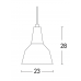 Pakabinamas &scaron;viestuvas Pendant Light 180088 1 Black 180088 Zambelis Lights