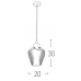 Pakabinamas šviestuvas Pendant Light 19125 1 Clear 19125 Pakabinamas šviestuvas Pendant Light 19125 1 Clear 19125 Zambelis Lights
