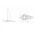 Pakabinamas &scaron;viestuvas Pendant Light 1976 White 1976 Zambelis Lights