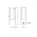 Sieninis &scaron;viestuvas Wall Light H35 LED+USB Black H35 Zambelis Lights