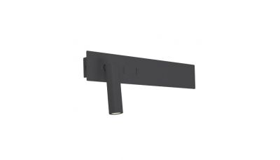 Sieninis &scaron;viestuvas Wall Light H54 LED Black H54 Zambelis Lights