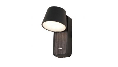 Sieninis šviestuvas Wall Light H61 LED Black-Wood H61 Zambelis Lights