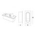Įleidžiamas sieninis šviestuvas Wall Recessed Light H43 LED Black H43 Įleidžiamas sieninis šviestuvas Wall Recessed Light H43 LED Black H43 Zambelis Lights