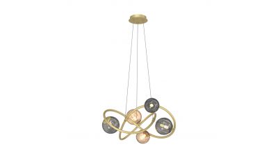 Pakabinamas &scaron;viestuvas Arlon Pendant MD4922-5-EGBDN Zuma Line