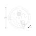 Lubinis šviestuvas Focus Ceiling MX4020-1-DWD Lubinis šviestuvas Focus Ceiling MX4020-1-DWD Zuma Line