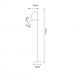 Toršeras Tenso Floor F18014-GU10-BK Zuma Line