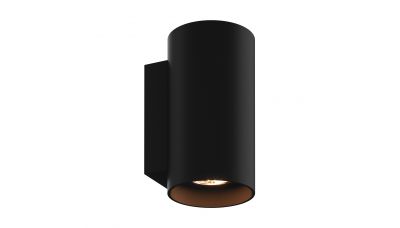 Sieninis šviestuvas Sandy Wall Round Black 92696 Zuma Line