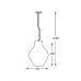 Pakabinamas šviestuvas Bresso Pendant 38cm P19066A-D38 Pakabinamas šviestuvas Bresso Pendant 38cm P19066A-D38 Zuma Line