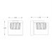 Sieninis šviestuvas Gem Wall W0389-01A-F7AC Zuma Line